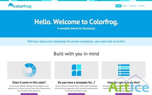 WrapBootstrap - Colorfrog