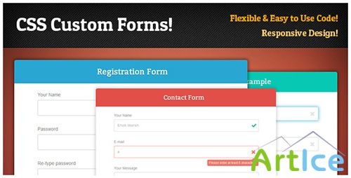 CodeCanyon - Responsive CSS Forms Set & Validation - RIP