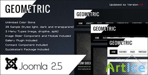 ThemeForest - GEOMETRIC v1.6 - Creative Joomla Theme