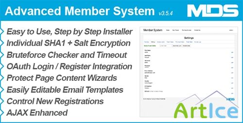 CodeCanyon - Advanced Member System v3.5.4