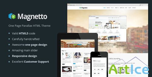 ThemeForest - Magnetto - Onepage Parallax Theme - RIP