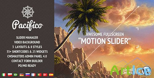 ThemeForest - Pacifico v1.5.3 - Fullscreen wp theme with motion effect