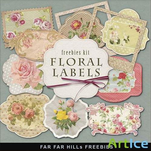 Scrap-kit - Vintage Style Labels 2013 - PNG Images - 4