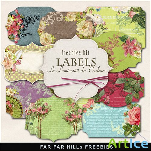 Scrap-kit - Vintage Style Labels 2013 - PNG Images - 3