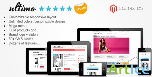 ThemeForest - Ultimo v1.5.1 - Fluid Responsive Magento Theme