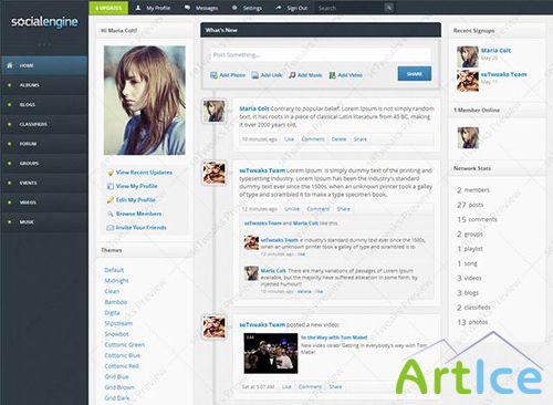 Setweaks - Transformer v4.0.9 Theme for SocialEngine 4.x