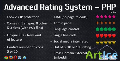 CodeCanyon - Advanced Rating System v2.0 - PHP