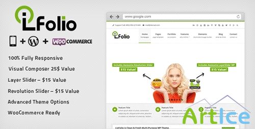 ThemeForest - LioFolio v1.1.4 - Responsive Multi-Purpose Theme