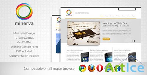 ThemeForest - Minerva - Minimalist Business Template 6