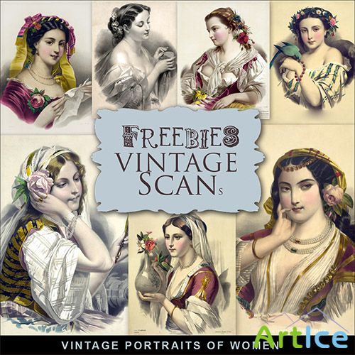 Scrap-kit - Vintage Women Portraits