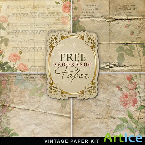 Textures - Old Vintage Backgrounds #157