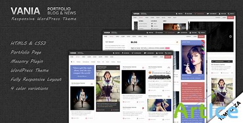 TemPlaza - Vania v1.0 - Responsive WordPress Theme