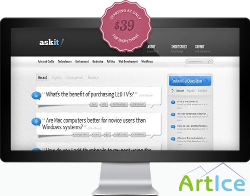 ElegantThemes - AskIt v3.7 - WordPress Theme