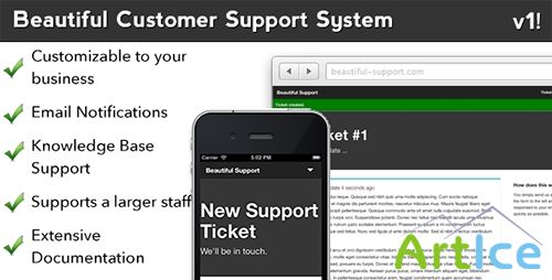 CodeCanyon - Beautiful Customer Support and Article System v1.2