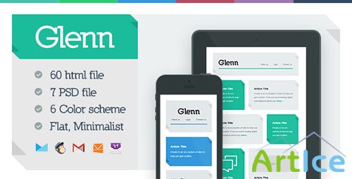 ThemeForest - Glenn - Responsive Email Template - RIP