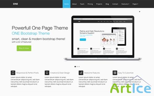 WrapBootstrap - ONE Bootstrap Theme