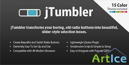 CodeCanyon - jTumbler - Beautiful, Slider-Style Selection Boxes - RIP