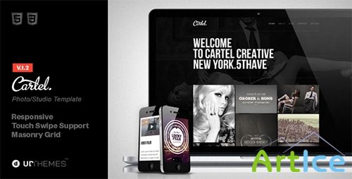 ThemeForest - Cartel HTML5 Responsive Studio Template - FULL