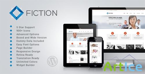 ThemeForest - Fiction v1.0.4 - Flexible and Responsive WordPress Theme