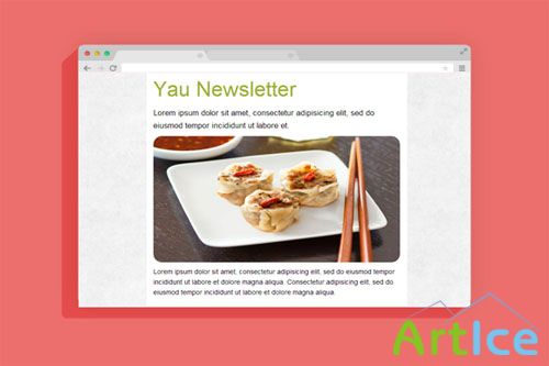 Yau Newsletter - Responsive HTML Template