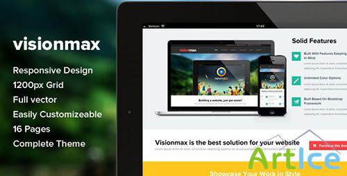 ThemeForest - Visionmax - Html 5 Multipurpose Template - RIP