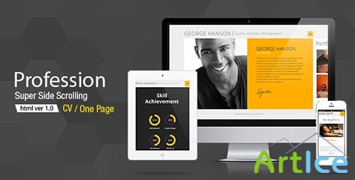 ThemeForest - Profession - CV HTML Template - RIP