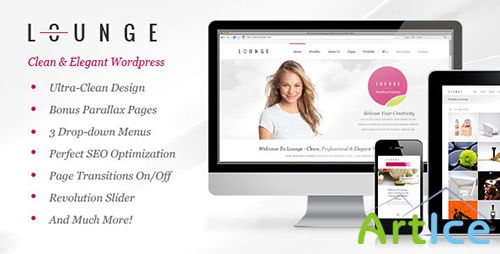 ThemeForest - Lounge v1.1.2 - Clean Elegant WordPress Theme