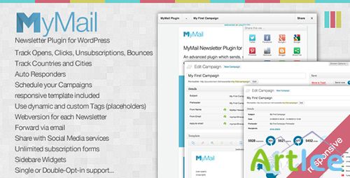 CodeCanyon - MyMail v1.5.6 - Email Newsletter Plugin for WordPress