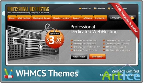 WHMCS Themes - Pro Web Host 5.1.2