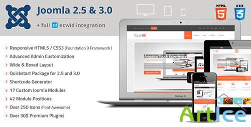 ThemeForest - TouchM Responsive Multi-purpose Joomla Template