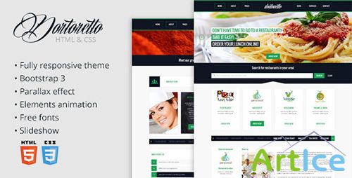 ThemeForest - Dortoretto HTML Theme - RIP