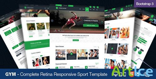 ThemeForest - GYM - Sport Retina Responsive Sport Template - RIP