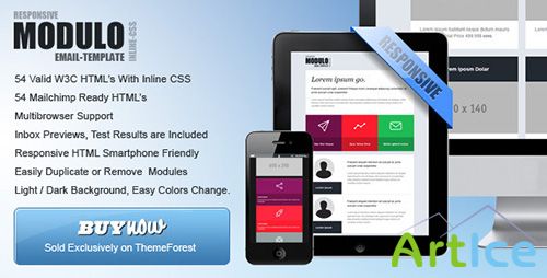 ThemeForest - Modulo - Modern And Modular Responsive Email - RIP