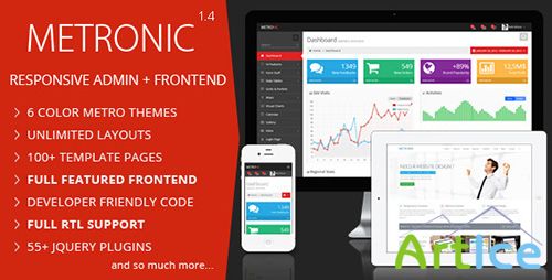 ThemeForest - Metronic v1.4 - Responsive Admin Dashboard Template