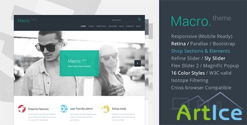 ThemeForest - Macro - Multipurpose HTML5 Template - RIP