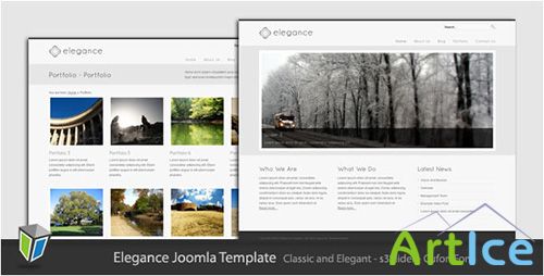 ThemeForest - Elegance v1.1 - Simple and Elegant Joomla Template