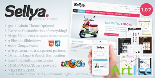 ThemeForest - Sellya v1.0.7.1 - Responsive OpenCart Theme