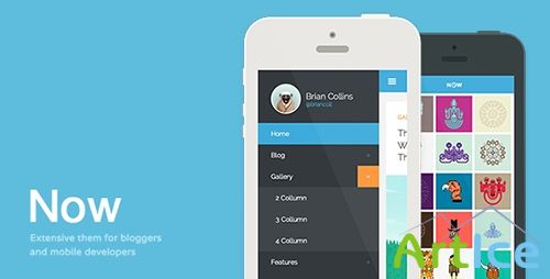 ThemeForest - Now - Extensive Theme For Bloggers & Developers - RIP