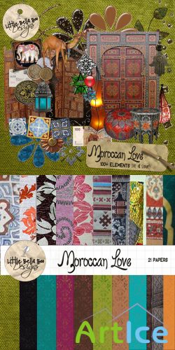 Scrap Set - Moroccan Love PNG and JPG Files