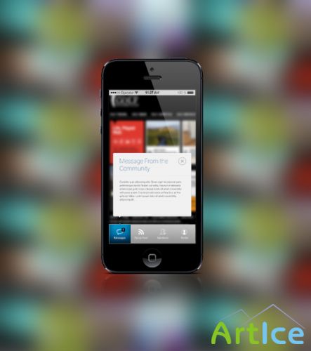 PSD Web Design - iOS 7 Style Popup