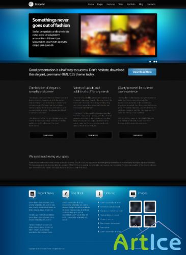 ThemeForest - ForceFul v1.0 - HTML5 Magazine Website Template - FULL