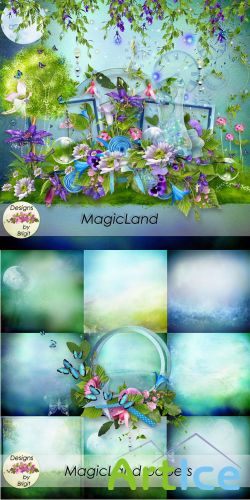 Scrap Set - MagicLand PNG and JPG Files