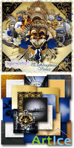 Scrap Set - Extravaganza Venice PNG and JPG Files