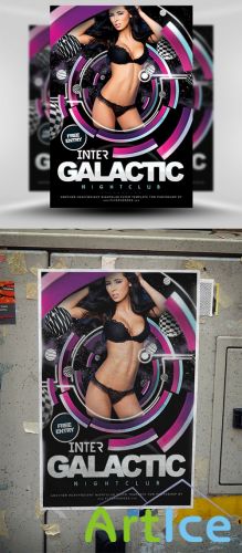 Inter Galactic Flyer Template PSD