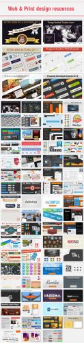 80 Premium Web & Print Design Resources from DesignTNT