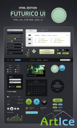 Futurico User Interface HTML Template