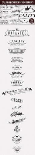 Designtnt - Calligraphic Design Elements and Page Decoration