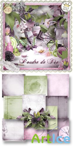 Scrap Set - Poudre de Fee PNG and JPG Files