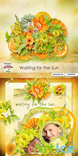 Scrap Set - Waiting for the Sun PNG and JPG Files