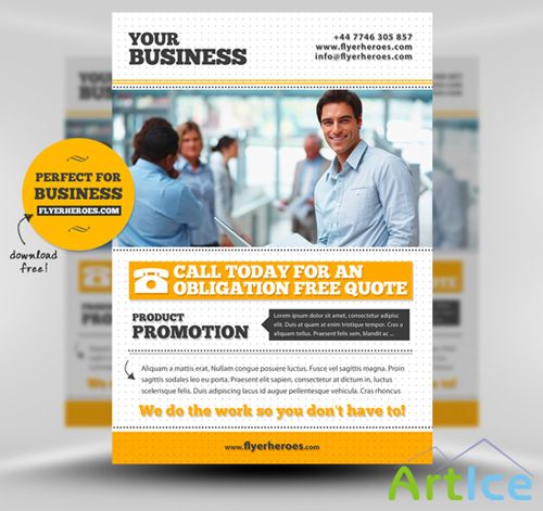 Business Flyer Template PSD